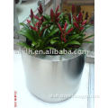 Stainless Steel Cylindrical Garden Flower Pot (ISO9001:2000 APPROVED)